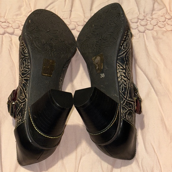 L'ARTISTE Susana T Strap Shoes Pristine Size 38 - Picture 9 of 16